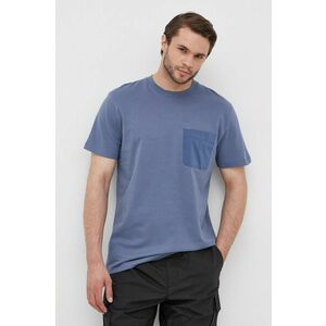 Bavlnené tričko Selected Homme jednofarebné vyobraziť