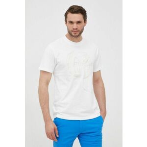 Bavlnené tričko Pepe Jeans Alastor biela farba, s nášivkou vyobraziť