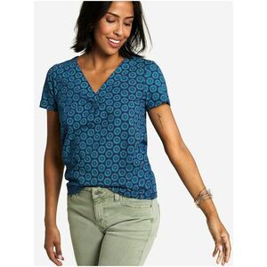Modré vzorované tričko Tranquillo vyobraziť