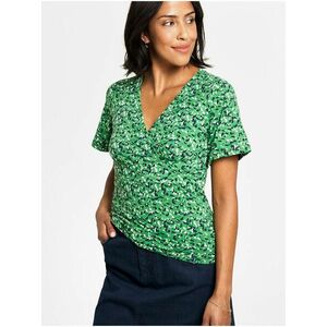 Zelené vzorované tričko Tranquillo vyobraziť