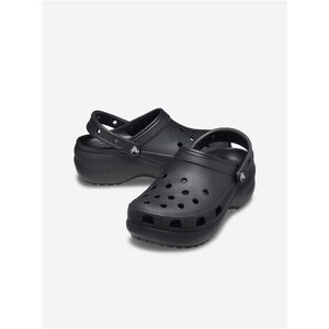 Crocs čierne topánky Classic Platform Clog W Black vyobraziť