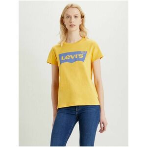 Tričká s krátkym rukávom pre ženy Levi's® - žltá vyobraziť