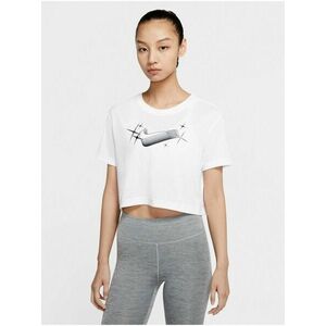 Tričká s krátkym rukávom pre ženy Nike - biela vyobraziť