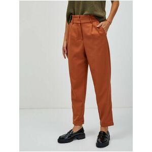 Nohavice pre ženy CAMAIEU - oranžová vyobraziť