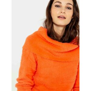 Oranžový sveter s limcom CAMAIEU vyobraziť