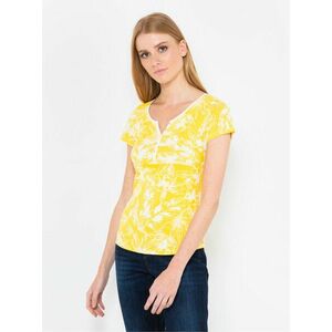 Žlté kvetované tričko CAMAIEU vyobraziť