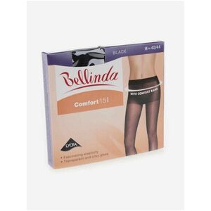Černé punčochové kalhoty s širokým lemem v pase Bellinda Comfort 15 DEN vyobraziť