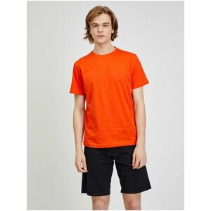 Oranžové pánske basic tričko LERROS vyobraziť