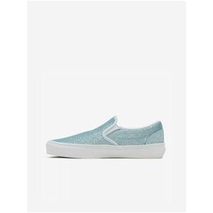 Svetlomodré dámske trblietavé slip on tenisky VANS Classic Slip On vyobraziť