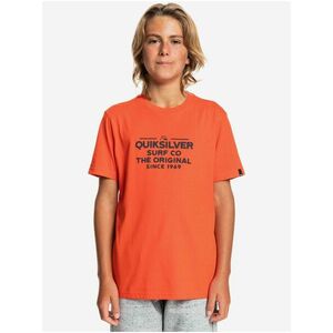 Oranžové chlapčenské tričko Quiksilver vyobraziť