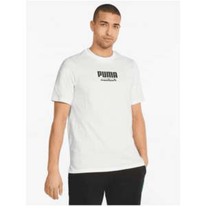 Tričká pre mužov Puma - biela vyobraziť