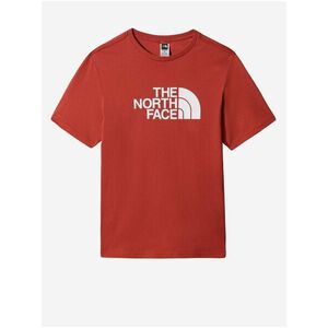 Tehlové pánske tričko The North Face Easy vyobraziť