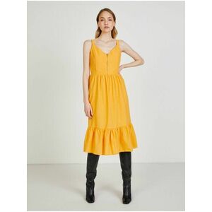 Šaty na denné nosenie pre ženy Trendyol - žltá vyobraziť