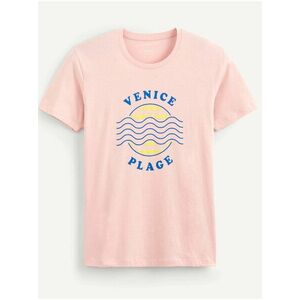 Ružové pánske tričko Celio Pecruises Venice vyobraziť