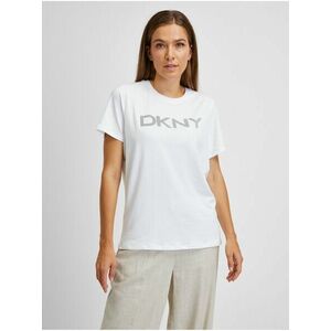 Biele dámske tričko DKNY vyobraziť