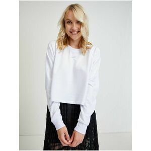 Tričká s dlhým rukávom pre ženy DKNY - biela vyobraziť
