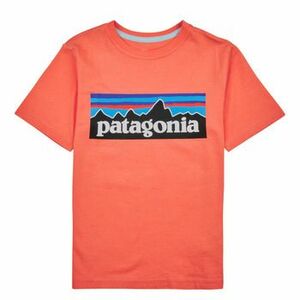 Tričká s krátkym rukávom Patagonia BOYS LOGO T-SHIRT vyobraziť