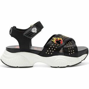 Sandále Ed Hardy Flaming sandal black vyobraziť