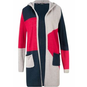 Pletený sveter s kapucňou vyobraziť
