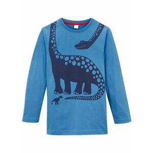 Tričko s dlhým rukávom s potlačou dinosaura vyobraziť