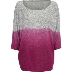 Oversize-tričko s farebným prelivom vyobraziť