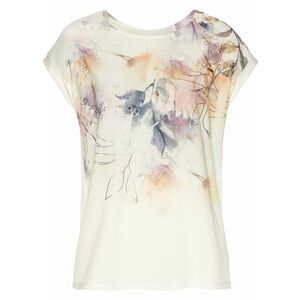 Blúzkové tričko s kvetovanou potlačou vyobraziť