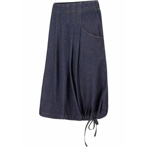 Džínsová sukňa so záhybmi, s pohodlným pásom a šnúrkou na zaviazanie vyobraziť