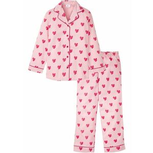 Flanelové pyžamo z bio bavlnou, Pink Collection vyobraziť