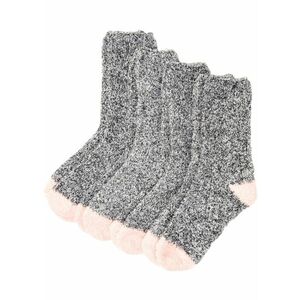 Mäkké ponožky (4 ks v balení) so saténovou stuhou vyobraziť