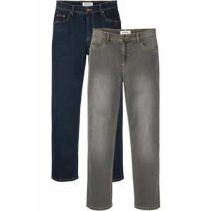 Strečové džínsy, Regular Fit, rovné, 2 ks v balení vyobraziť