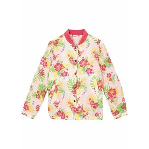 Dievčenský bluzón s kvetovanou potlačou vyobraziť