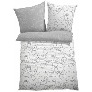 Obojstranná posteľná bielizeň s abstraktným dizajnom vyobraziť