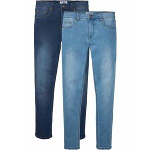 Power-strečové džínsy Slim Fit, Tapered (2 ks) vyobraziť
