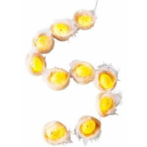 LED svetelná reťaz s vajíčkami v hniezde vyobraziť