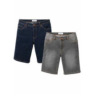 Strečové džínsové bermudy, Regular Fit (2ks v balení) vyobraziť