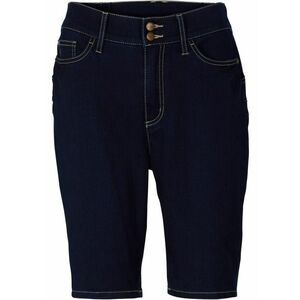 Super-strečové džínsové bermudy, vysoký pás vyobraziť