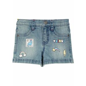 Dievčenské džínsové šortky s potlačou jednorožca vyobraziť