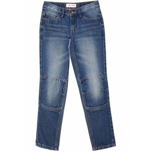 Dievčenské Slim džínsy so zosilnenou časťou na kolenách z bio bavlny vyobraziť
