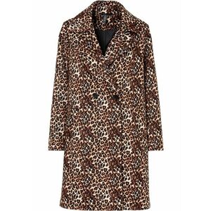 Oversize kabát s leopardím vzorom vyobraziť