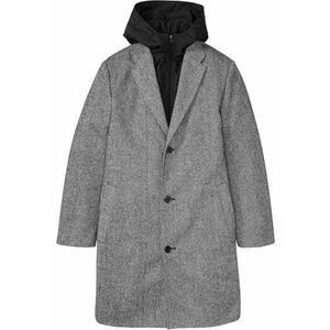 Krátky kabát s odnímateľnou kapucňou vyobraziť