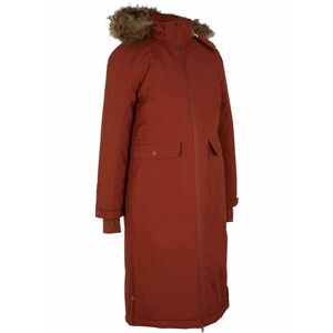Funkčný kabát s kapucňou a odnímateľnou umelou kožušinkou vyobraziť