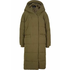 Vatovaný kabát, oversize, s kapucňou, z recyklovaného polyesteru vyobraziť
