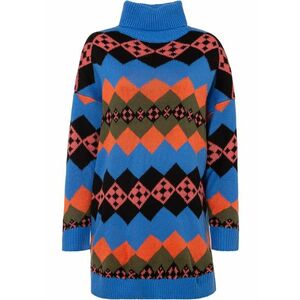 Pletený pulóver s nórskym vzorom vyobraziť
