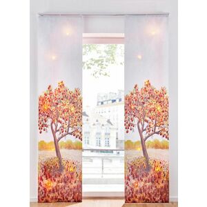 LED vitrážková záclona s jesennou potlačou (1 ks) vyobraziť