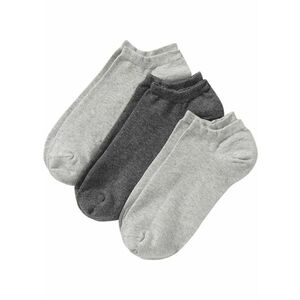Ponožky do tenisiek (3 ks) so silikónovými pásikmi, z bio bavlny vyobraziť