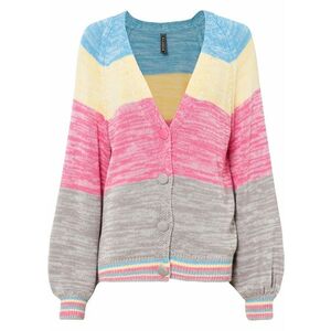 Pletený sveter s Color Block vyobraziť