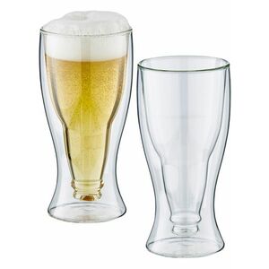 Sada pohárov na pivo, dvojstenové (2 ks v balení) vyobraziť