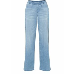 Široké džínsy s rozparkovým detailom vyobraziť