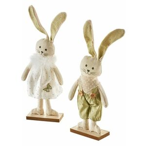 Dekoračná figúrka pár zajacov (2 ks v balení) vyobraziť