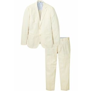 Oblek s plátnom (2-dielny), sako a nohavice vyobraziť